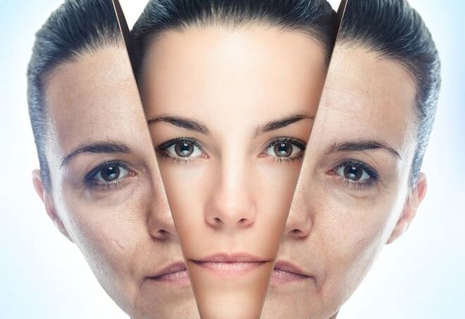 Процесс устранения возрастных изменений кожи лица